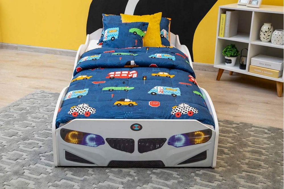If your kids love cars, they'll love this Boca Twin Car Bed.