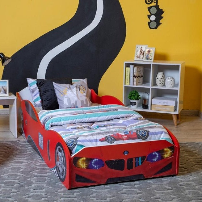 this kids twin bed is sure to be their new favorite spot!